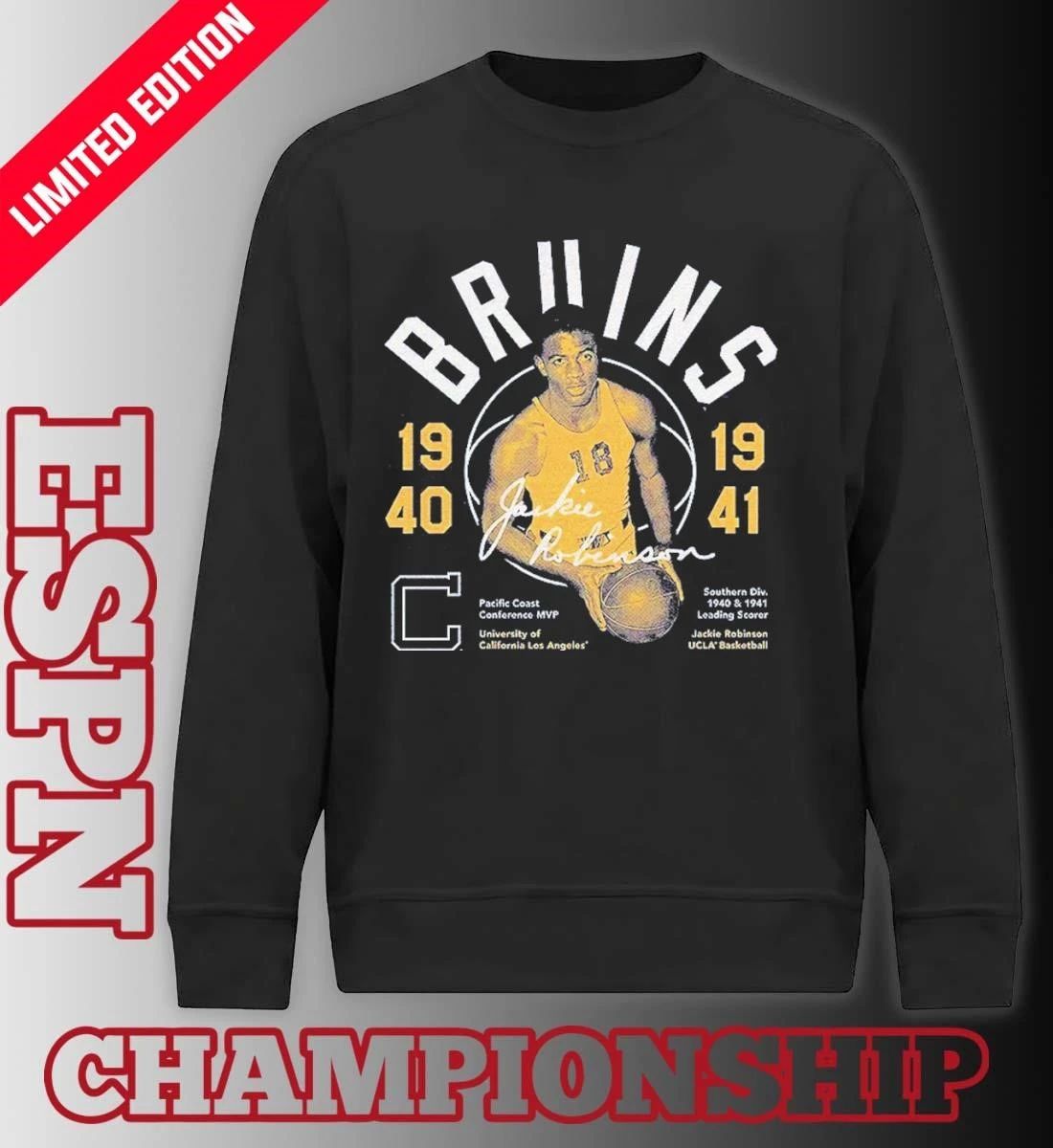 UCLA Bruins Jackie Robinson #42 1940 1941 Basketball T-Shirt