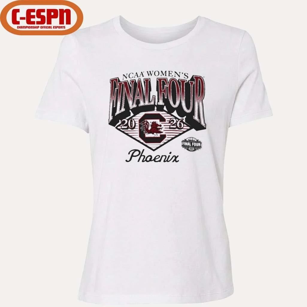 South Carolina Gamecocks NCAA Women’s Basketball Final Four Locker Room 2026 T-Shirt