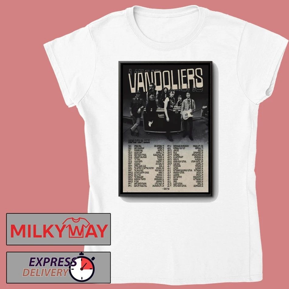 Vandoliers World Tour 26 Poster shirt