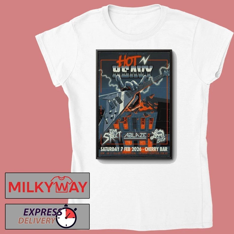 N’ Heavy Event Melbourne On Feb 7 2026 Poster shirt