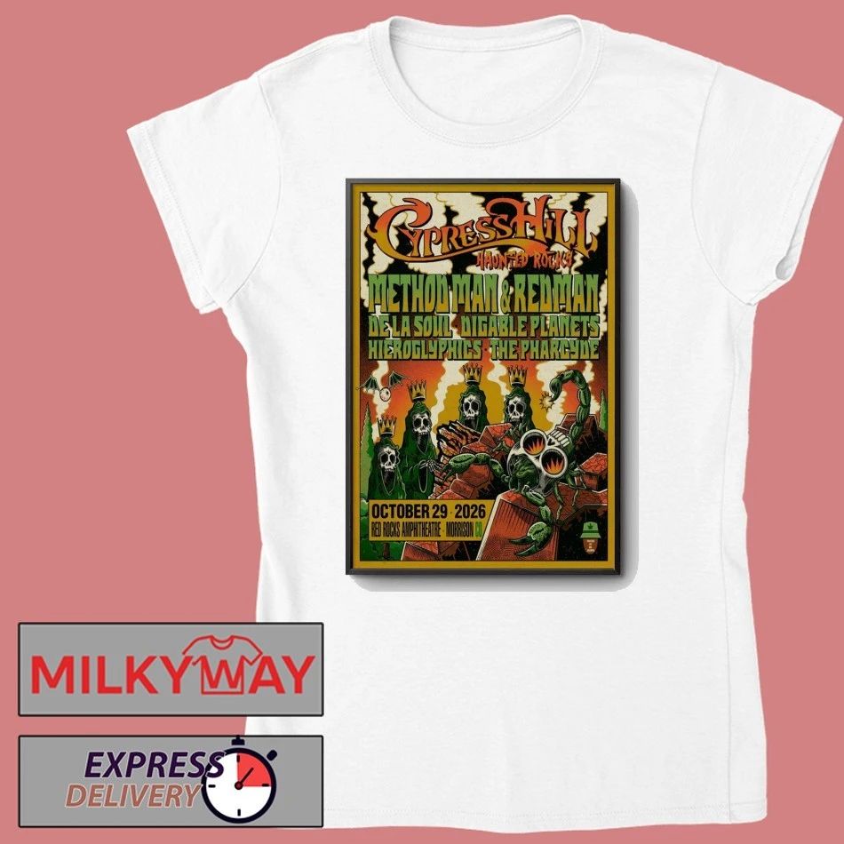 Cypress Hill At Red Rocks Amphitheatre On Oct 29 2026 Poster shirt