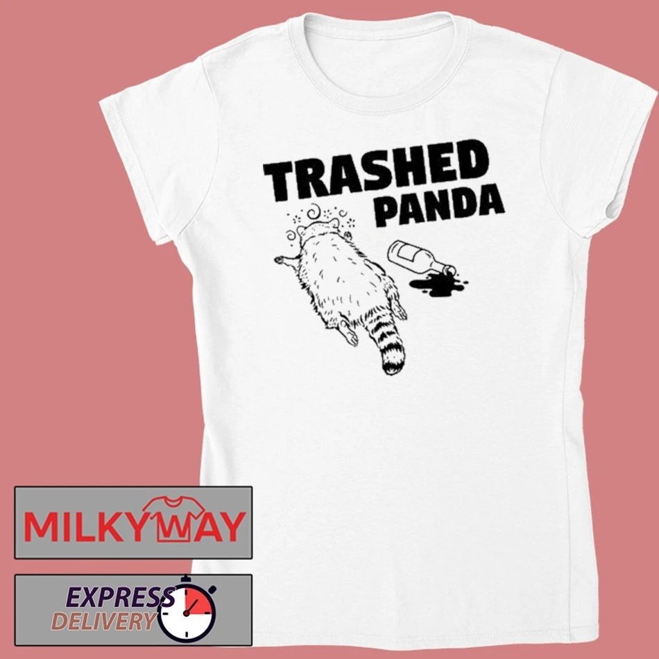 Ashland Drunk Raccoon Trashed Panda Shirt