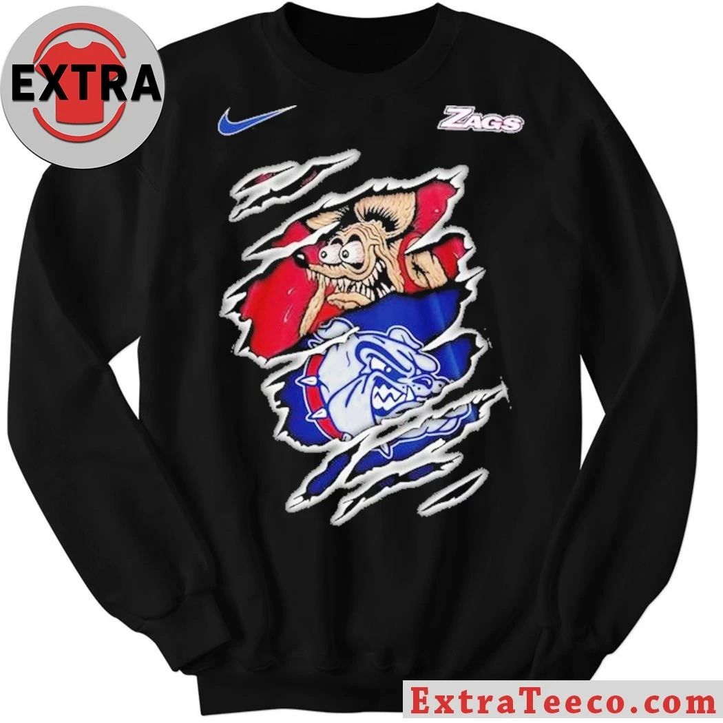 Gonzaga Bulldogs NCAA Varsity Savage Logo T-Shirt