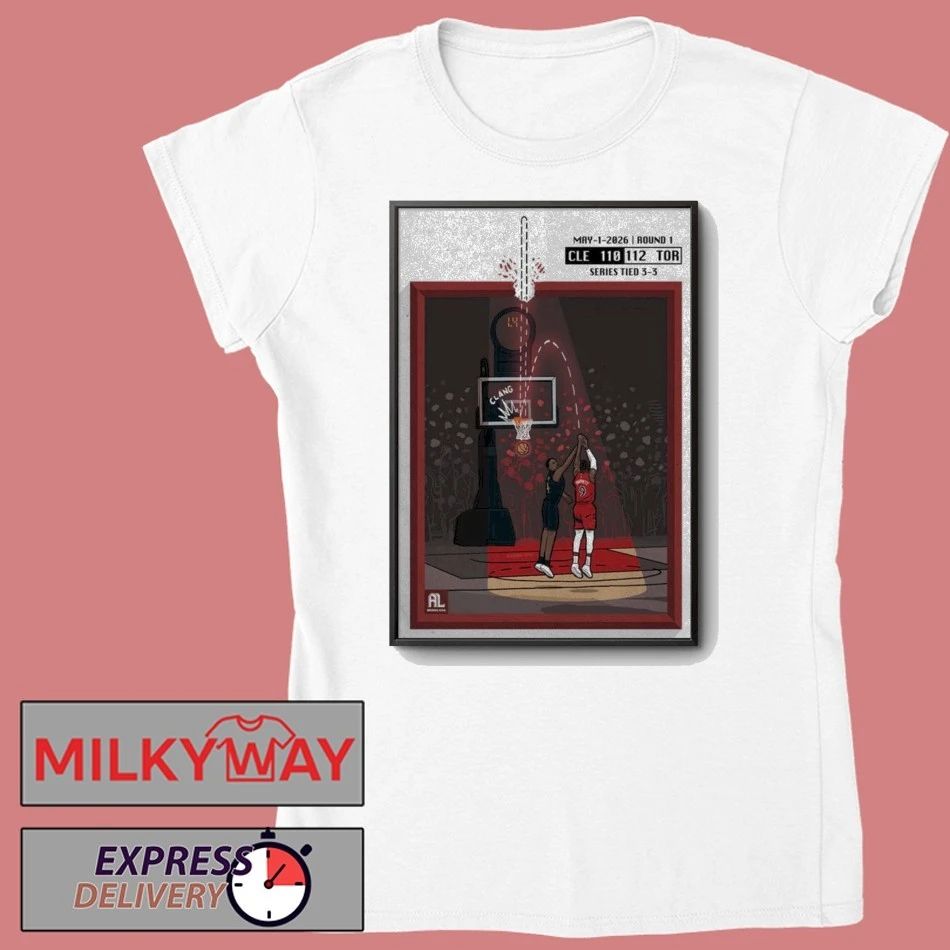 LIMITED Poster Clang Raptors Game May 01 2026 Round 1 shirt