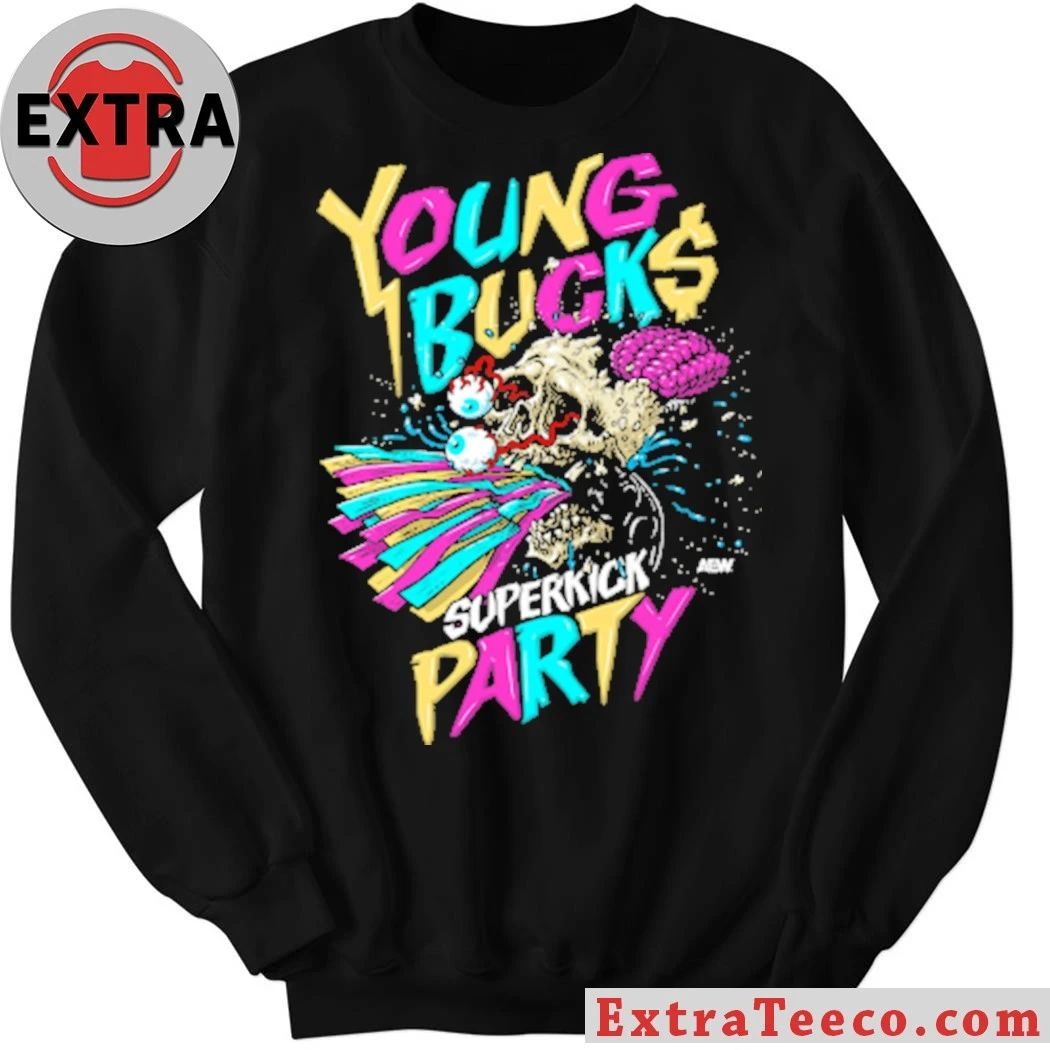 Young Bucks Superkick Party AEW Shirt