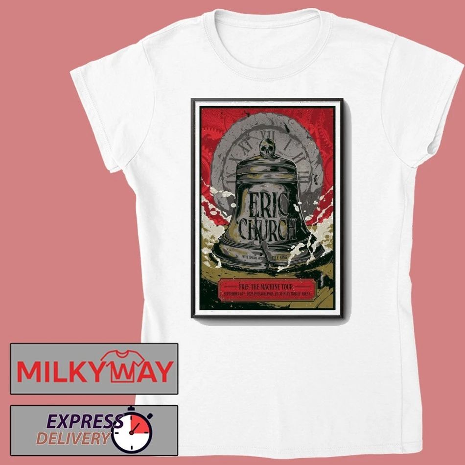 Eric Church Sept 18 2025 Xfinity Arena Poster shirt