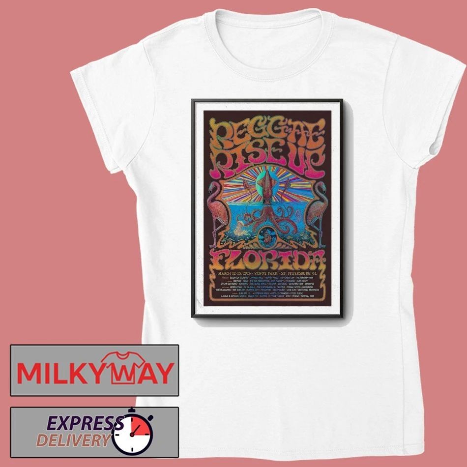 Reggae Rise Up Florida Festival 2026 Poster shirt