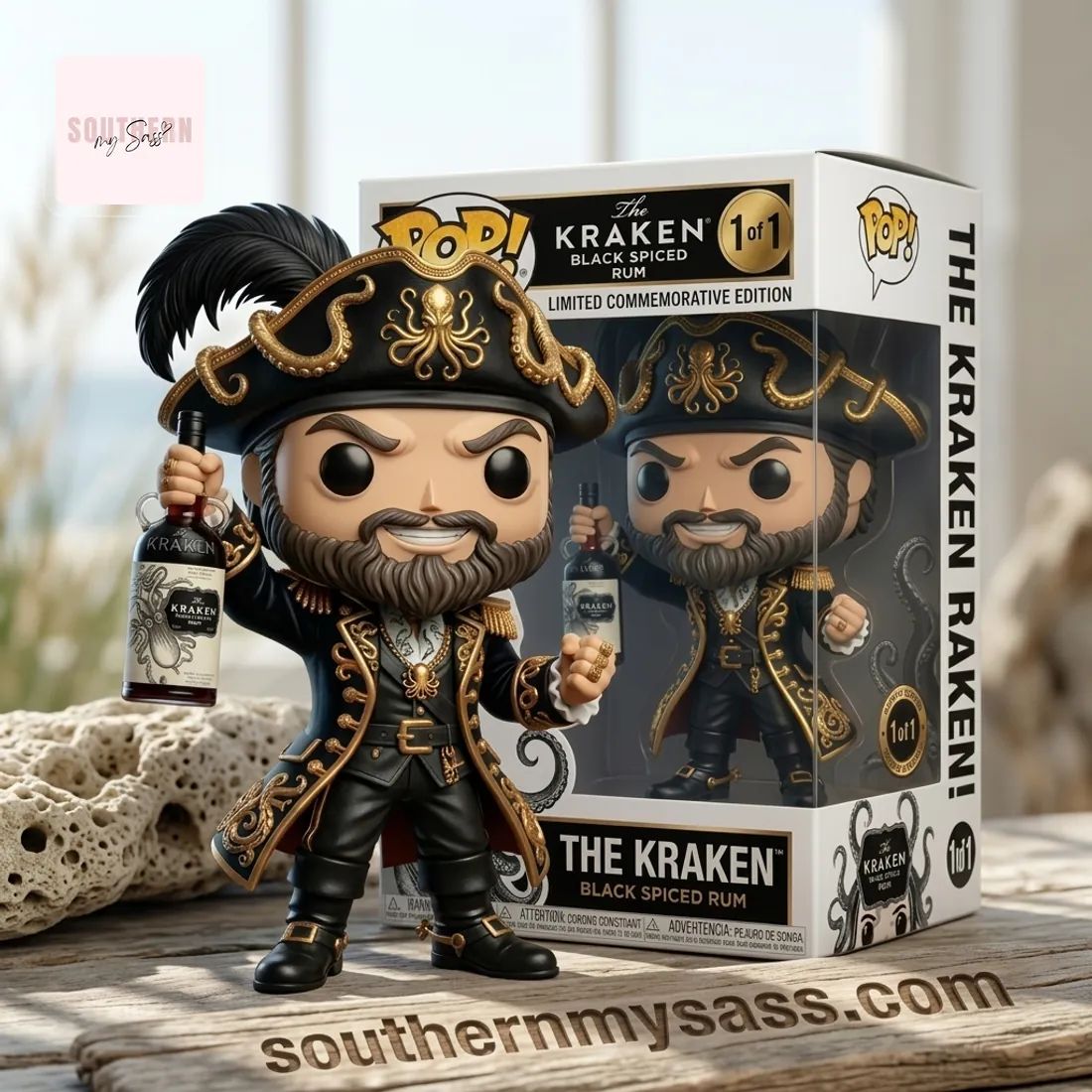 The Kraken Black Spiced Rum Limited Commemorative Edition Funko Pop Figure Doll