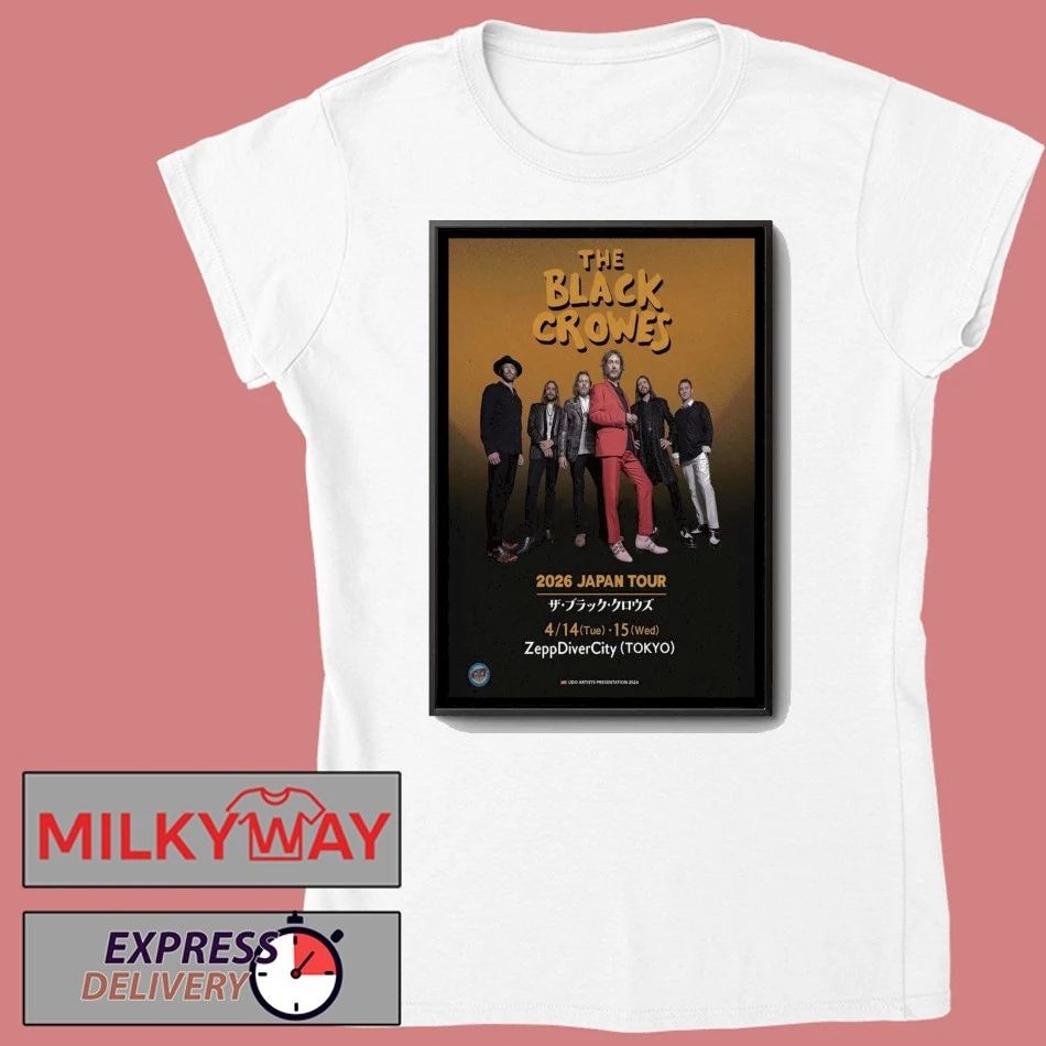 The Black Crowes Fall Tour 2026 Poster shirt