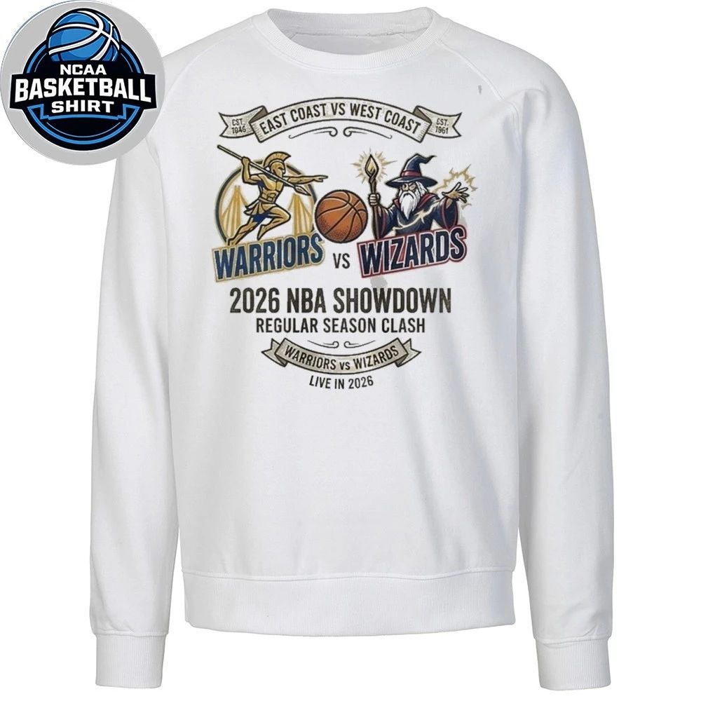 East Coast Vs West Coast Warriors Vs Wizards Nba 2026 Shirt