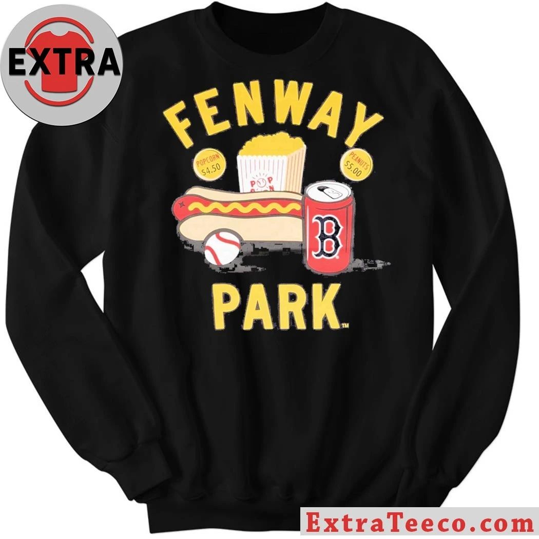 Original Ballpark Food Boston Red Sox Logo Shirt
