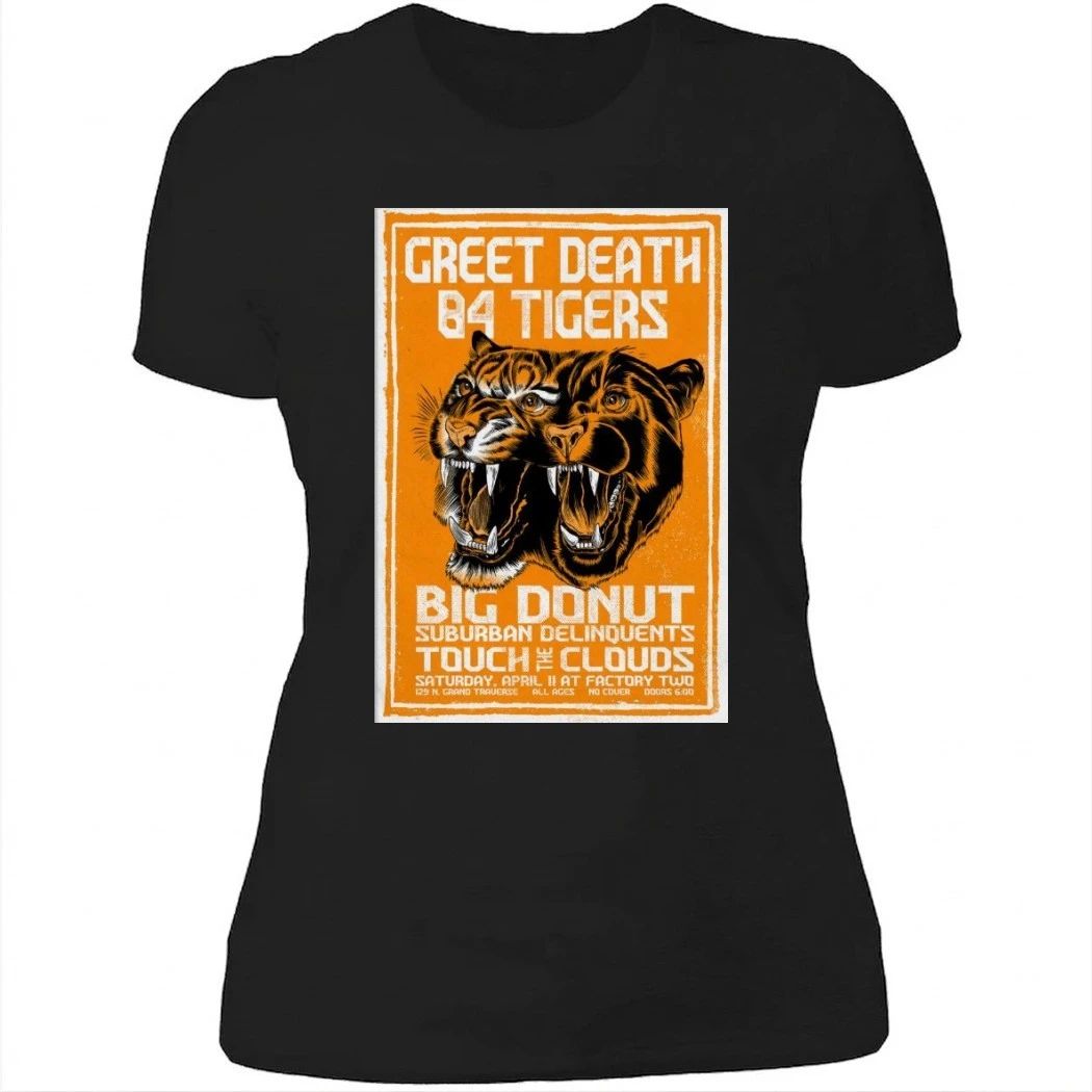 Greet Death And 84 Tigers April 11 2026 In Flint MI Shirt