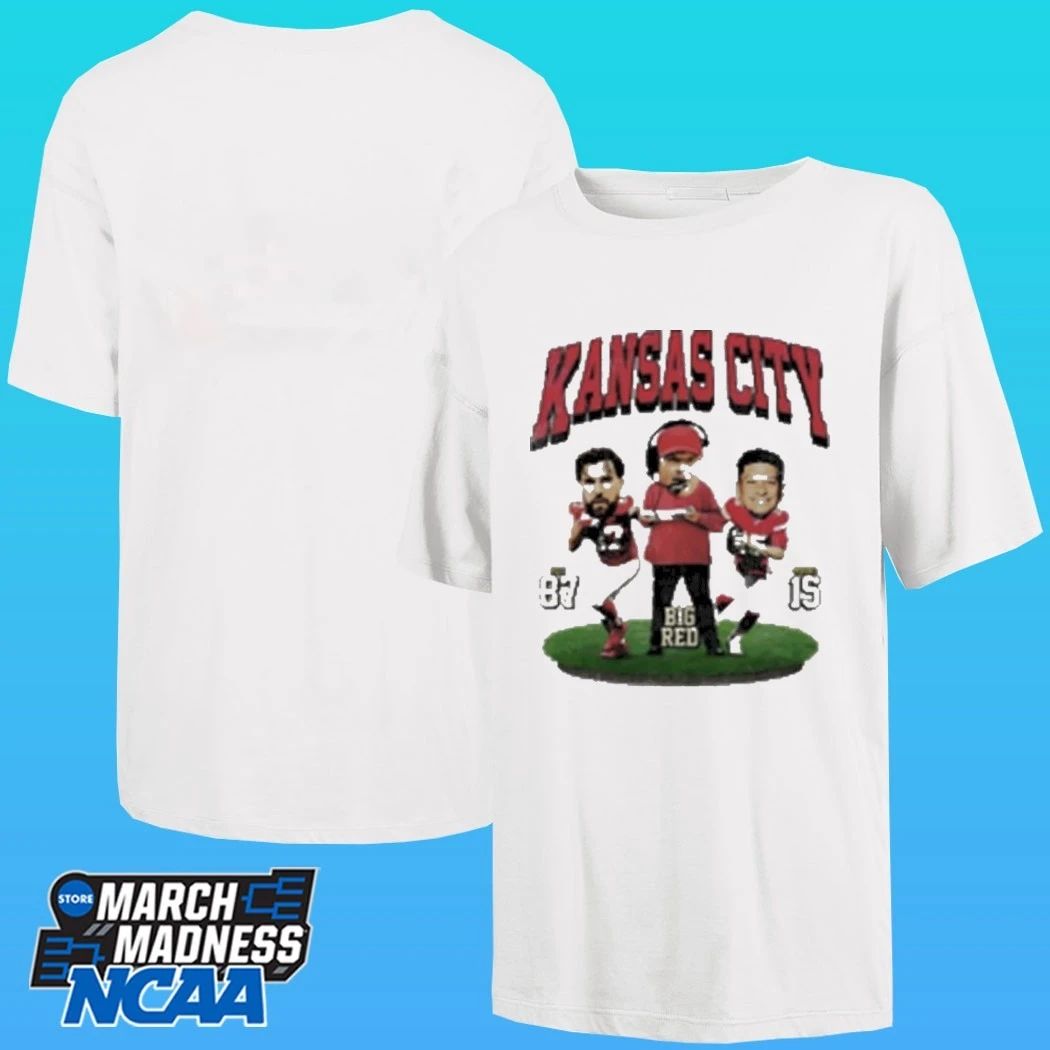 Kansas City Big Head Patrick Mahomes Travis Kelce And Andy Reid Shirt