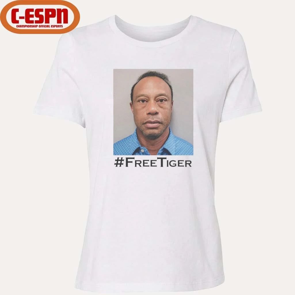 Tiger Woods Mugshot Free Tigers Shirt
