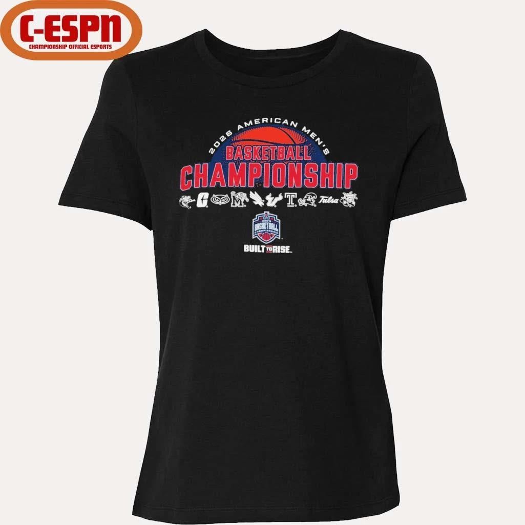 2026 American Athletic Men’s Basketball Championship Team Logo Shirt