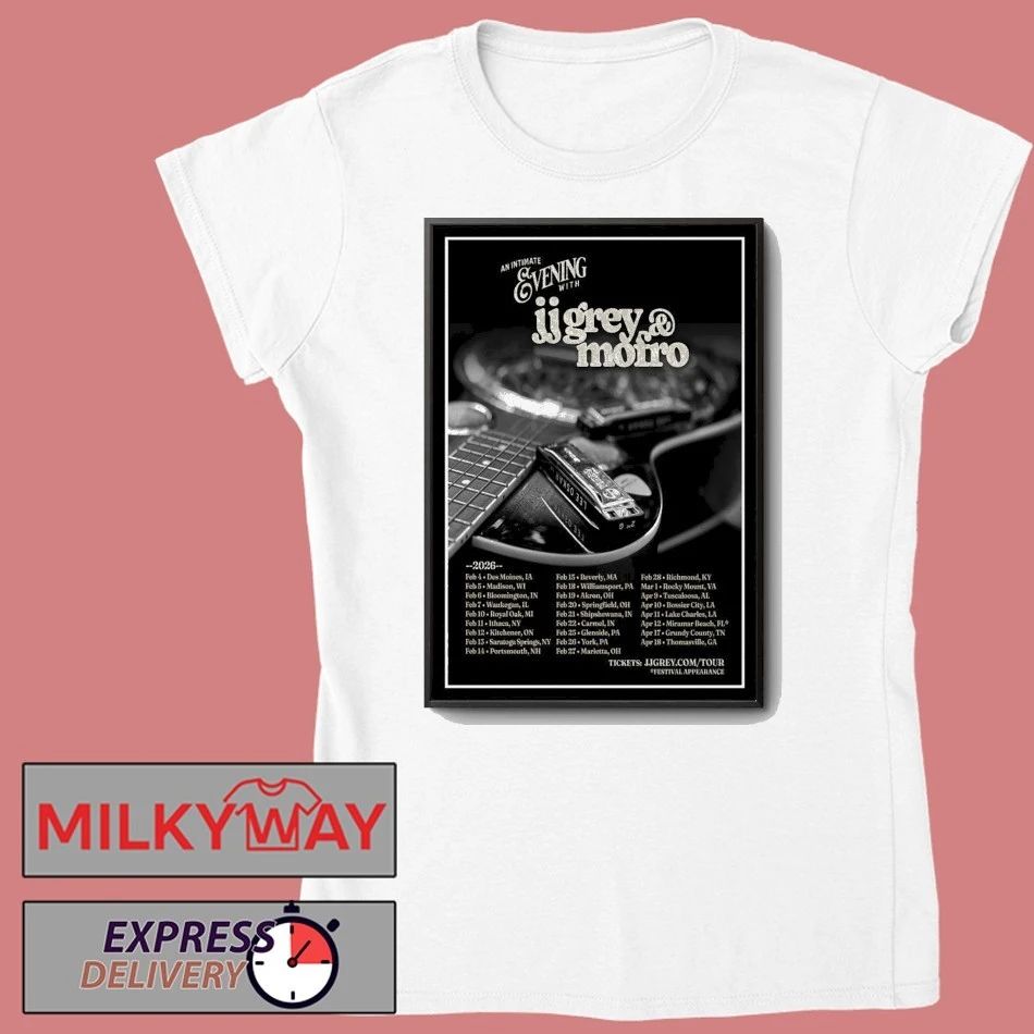 JJ Grey Mofro 2026 Tour Poster shirt