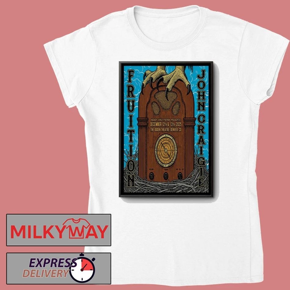 John Craigie With Fruiton In Denver CO On Dec 12-13 2025 Poster shirt