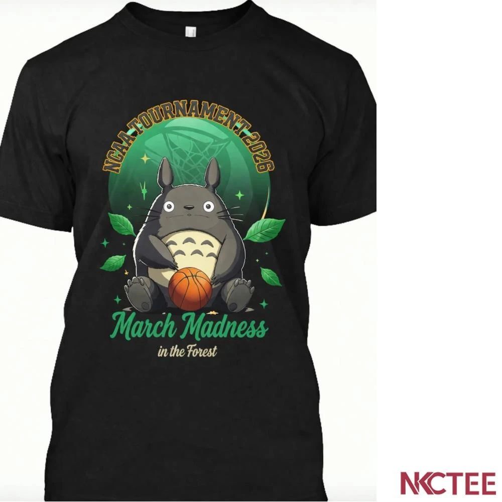 NKCtees 2026 NCAA Tournament basketball Totoro shirt