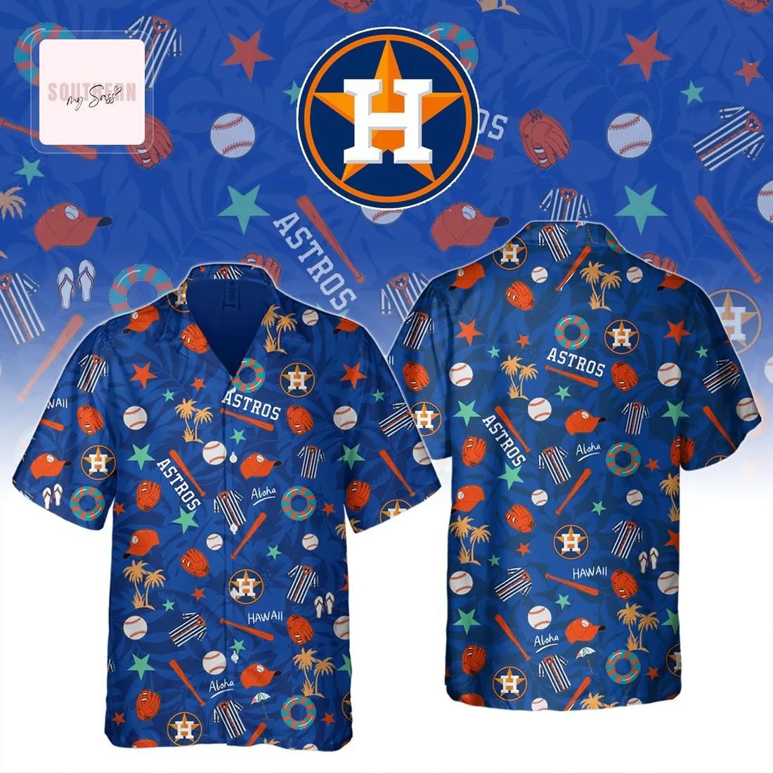 Houston Astros Summer Vacation Hawaiian Shirt