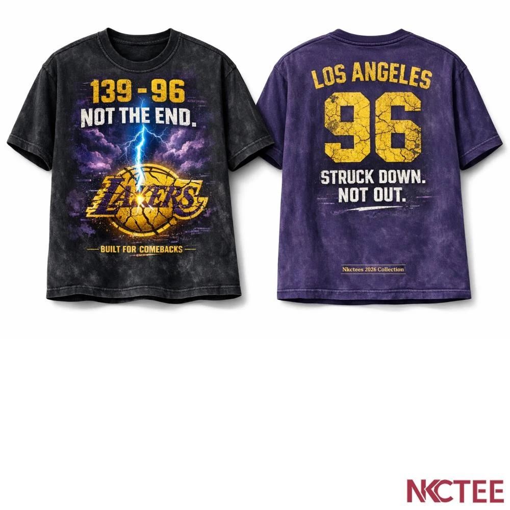 NKCtees Lakers 139-96 Loss Thunder – Not The End Graphic shirt