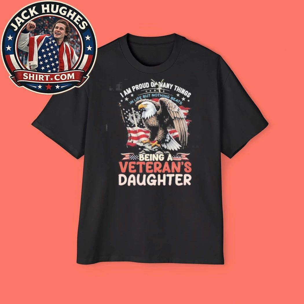 Proud Veteran #8217 S Daughter American Flag Eagle Shirt
