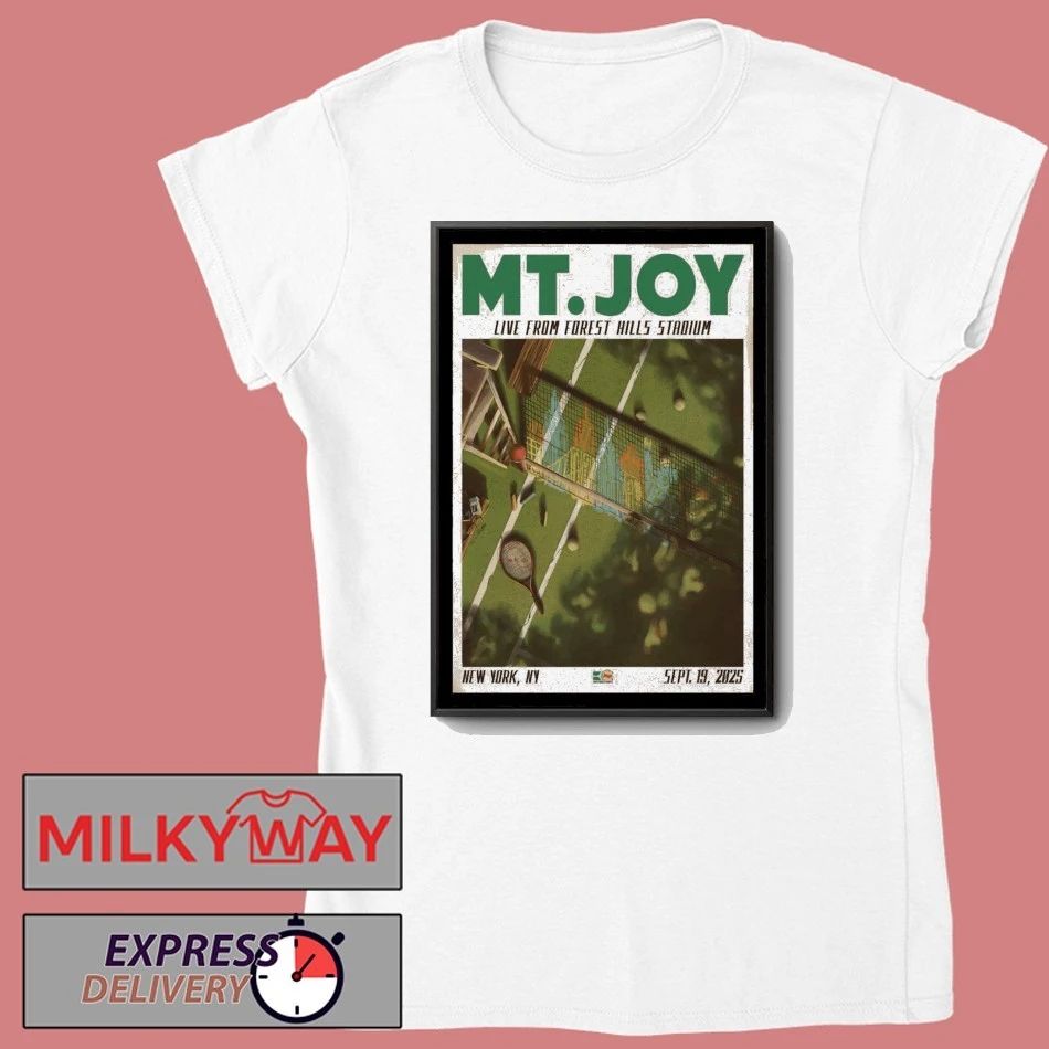 Mt. Joy Sept 19, 2025 Forest Hills Stadium, New York, NY Poster shirt