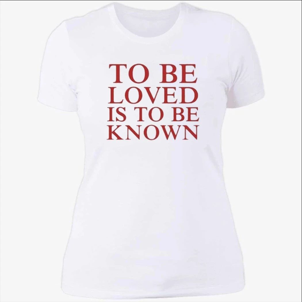 Zendaya To Be Loved Is To Be Known Shirt