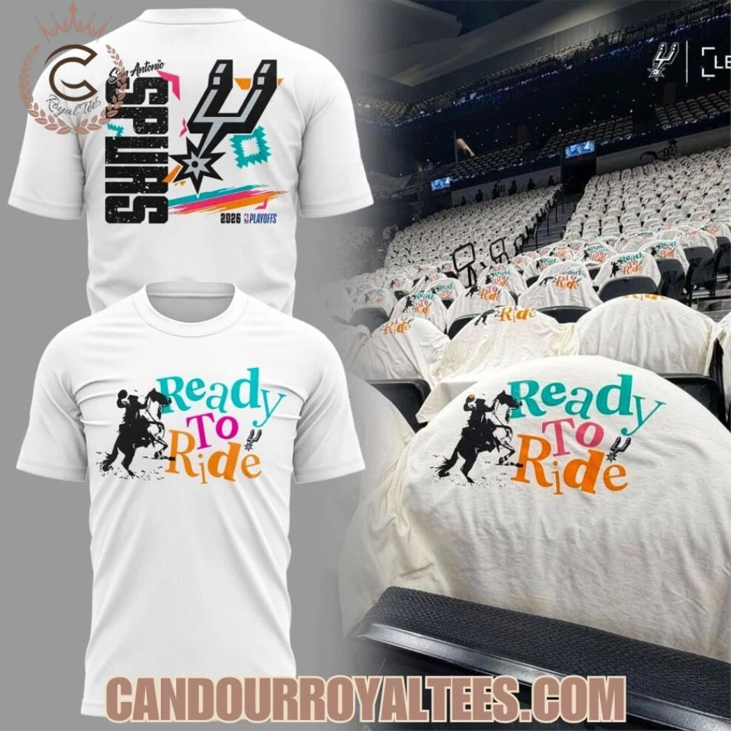 San Antonio Spurs Ready To Ride Fan Appreciation Night Shirt