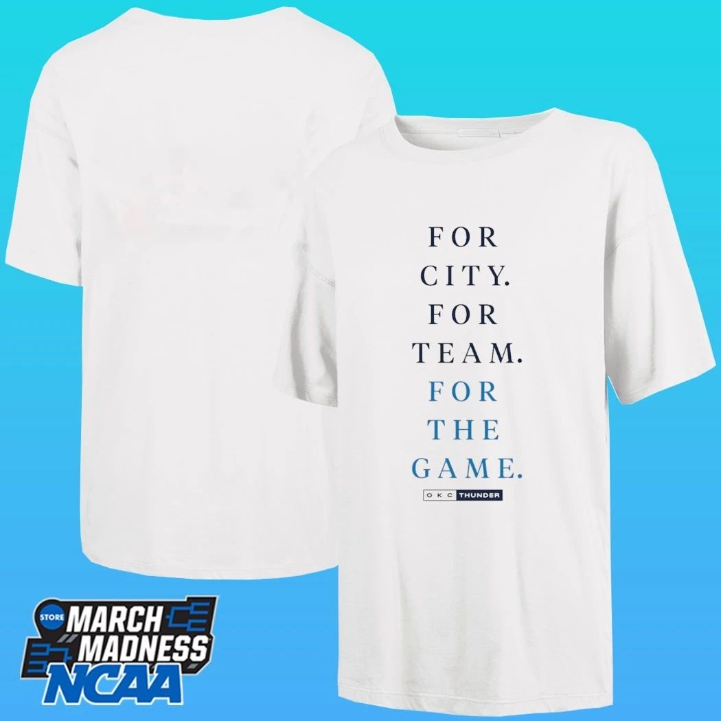 Okc Thunder Iog 2026 Playoffs For The Game Shirt