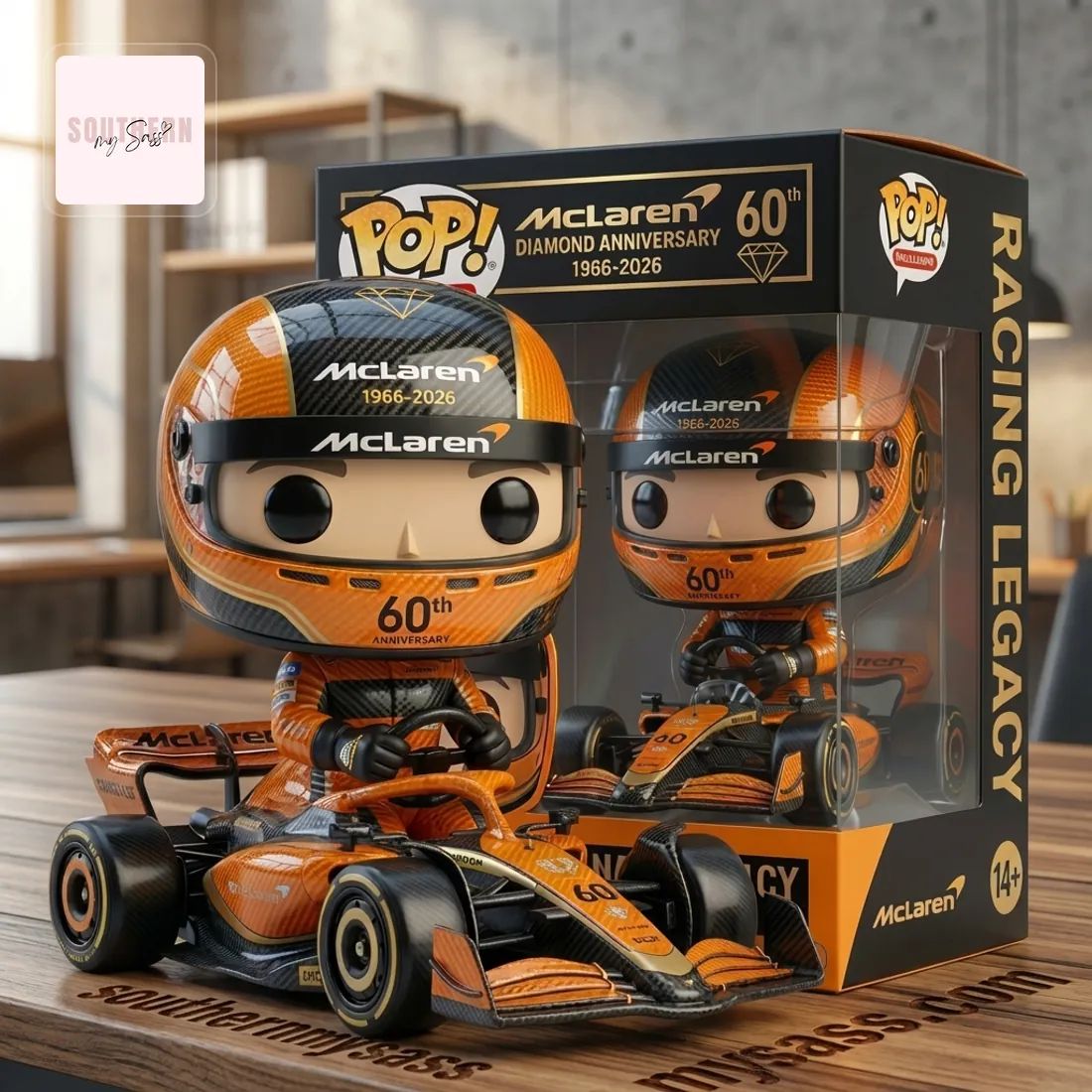 Mc ‘aren 1966-2026 60th Anniversary Pop Figure Doll