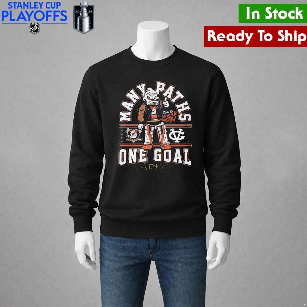 Anaheim Ducks Many Paths One Goal ADHC Shirt