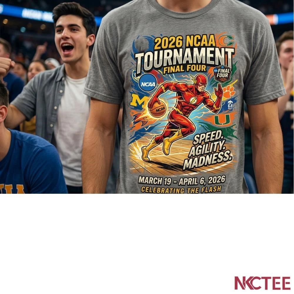 NKCtees 2026 NCAA Tournament basketball The Flash shirt