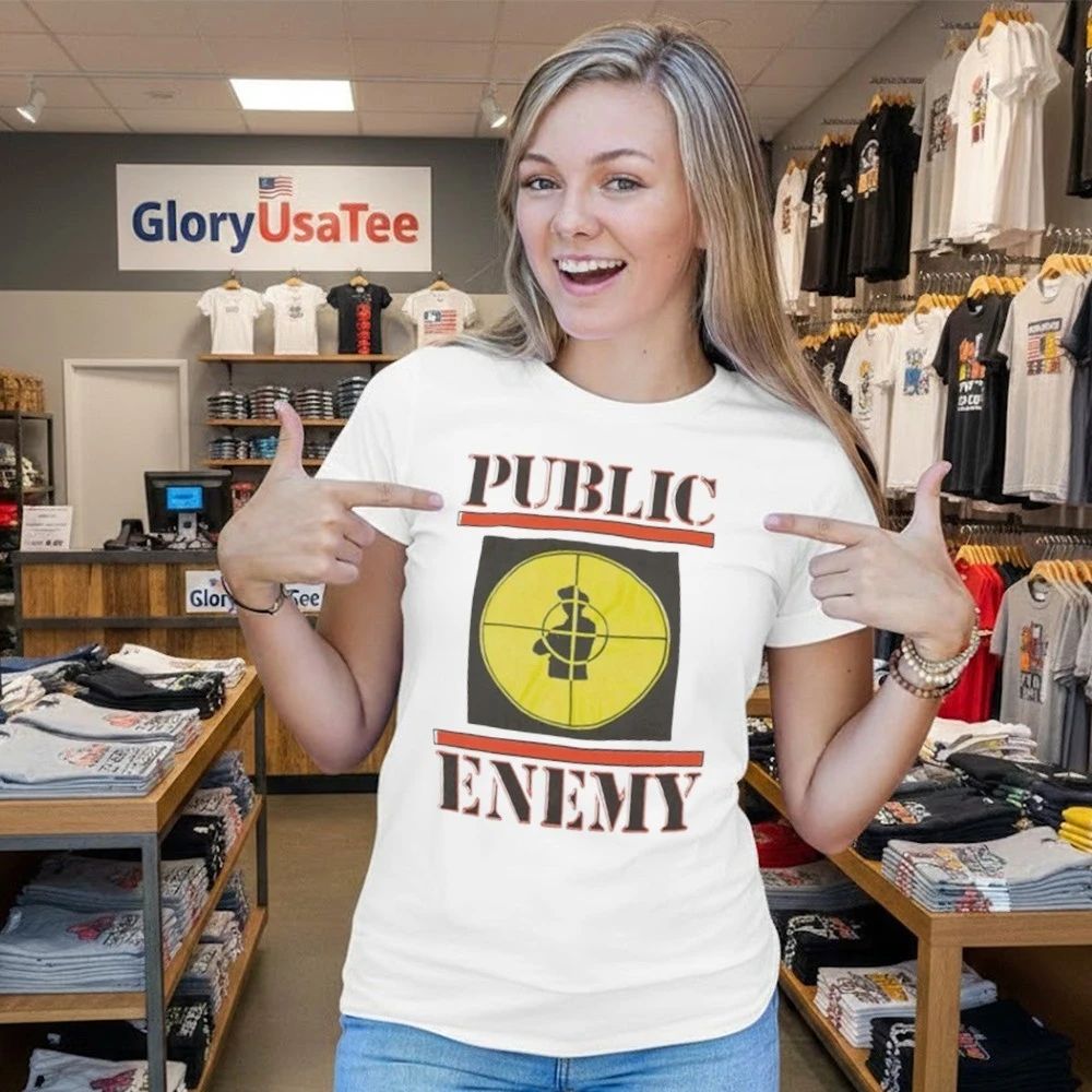 Eric Sohn With Public Enemy Shirt