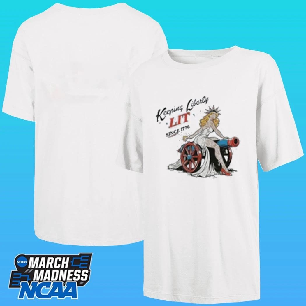 Keeping Liberty Lit Since 1776 Liberty Statue Shirt