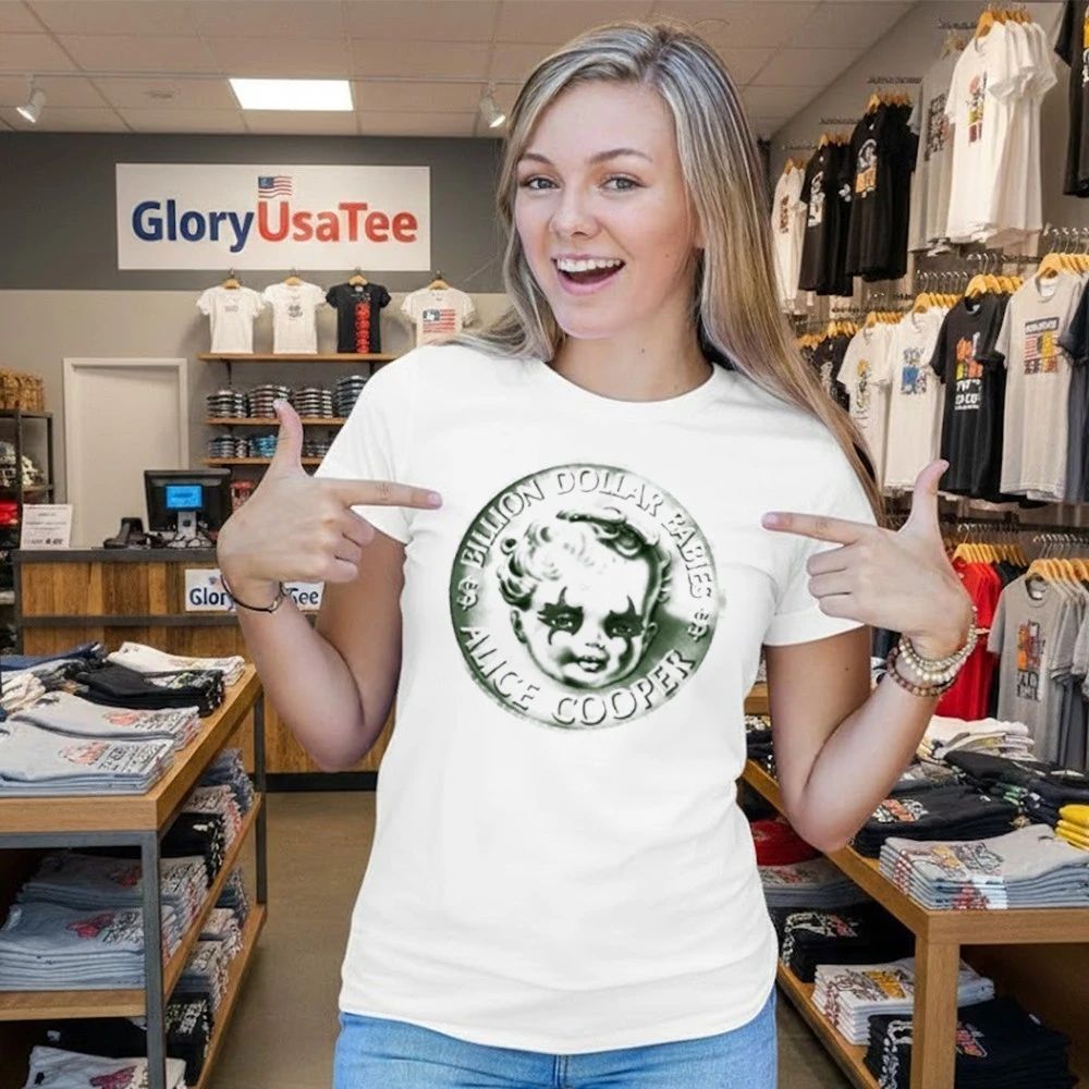 Alice Cooper Billion Dollar Babies White Shirt