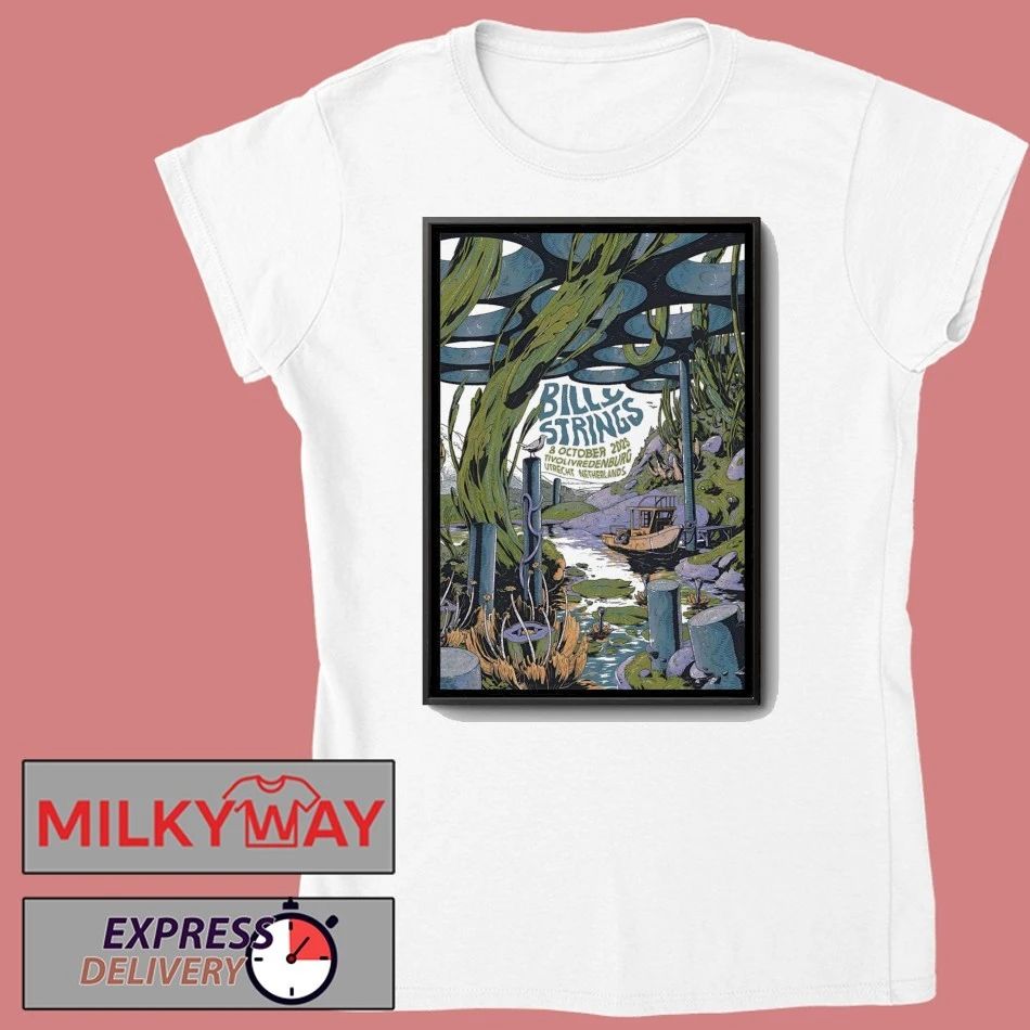 Billy Strings Oct 8 2025 TivoliVredenburg Utrecht Netherlands Poster shirt
