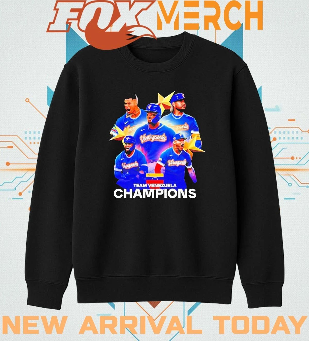Team Venezuela baseball 2026 WBC Champions graphic t-shirt