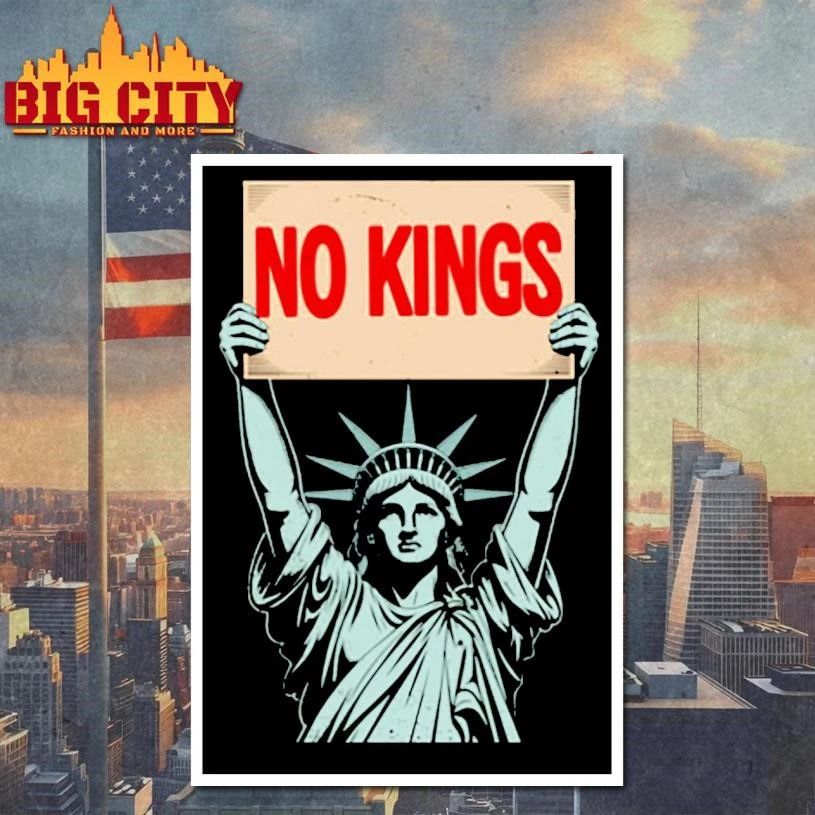 Statue Of Liberty No Kings Anti Trump Shirt