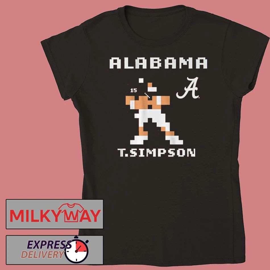 Alabama Football Ty Simpson Retro Baller Shirt
