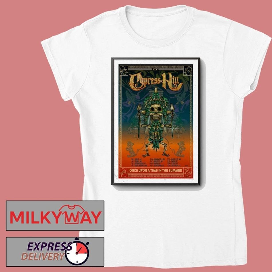 Cypress Hill Once Upon A Time In The Summer Tour Poster shirt