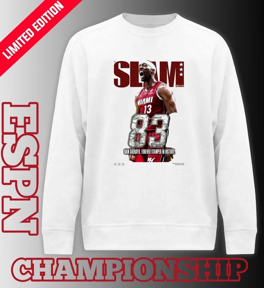 SLAM Bam Adebayo Miami HEAT 83 Points Shirt