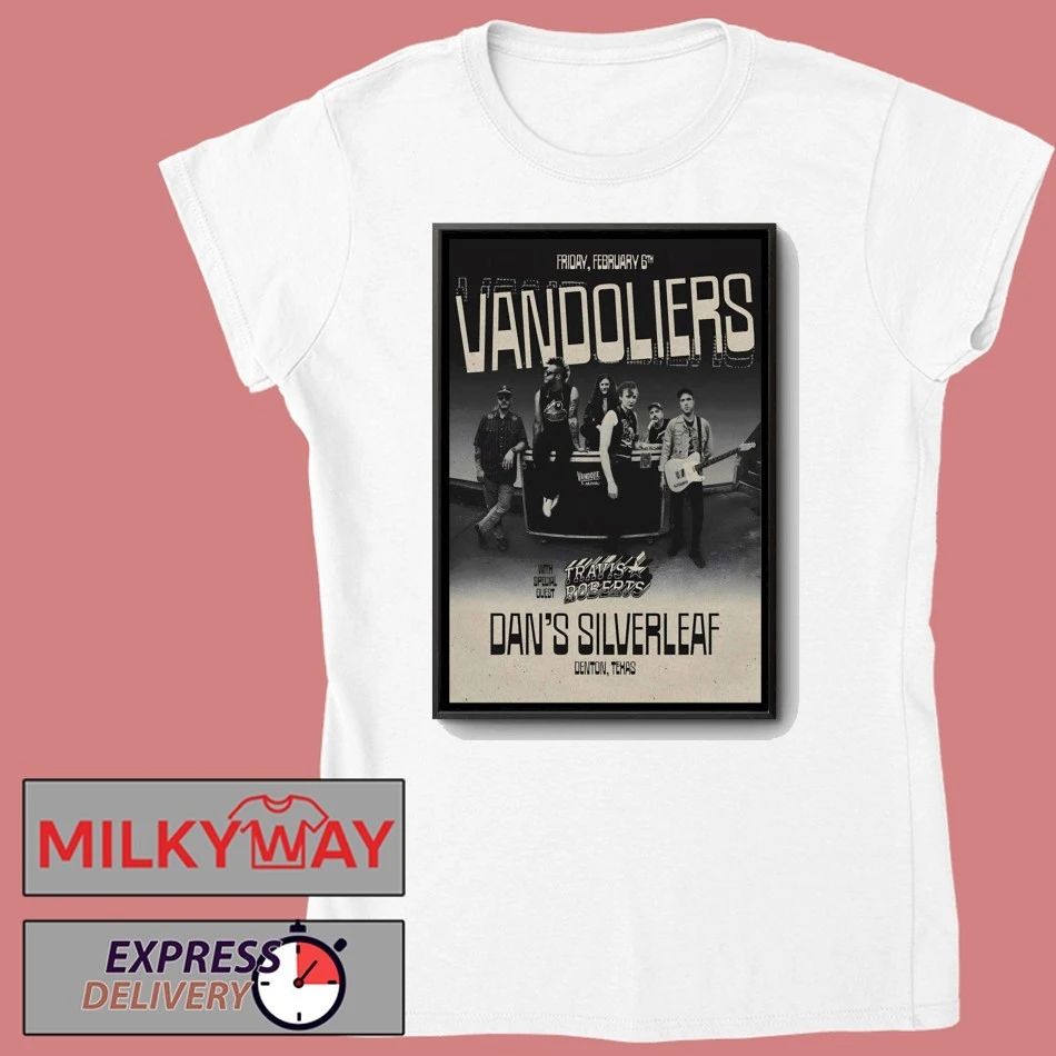 Vandoliers Tour Denton TX On Feb 6 2026 Poster shirt