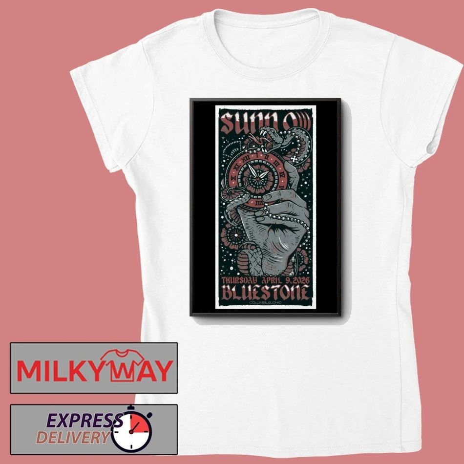 SUNN O))) The Bluestone Columbus OH Apr 9 2026 Poster shirt