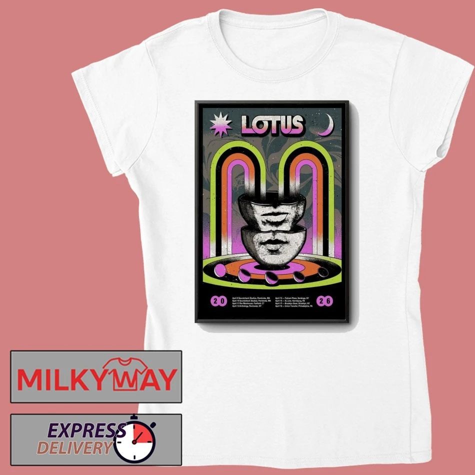 Lotus Tour Apr 2026 Poster shirt