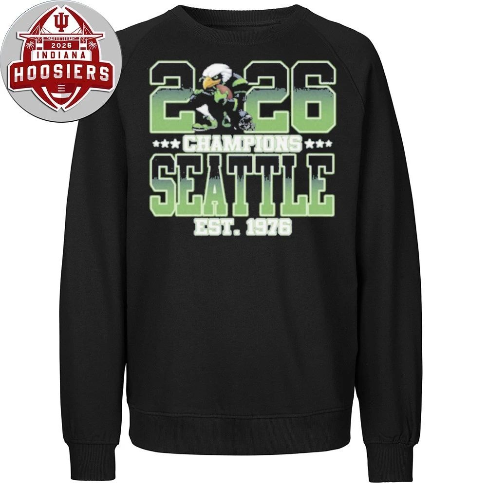 Retro Vintage Seattle Bowl Champions EST 1976 Mascot T-Shirt