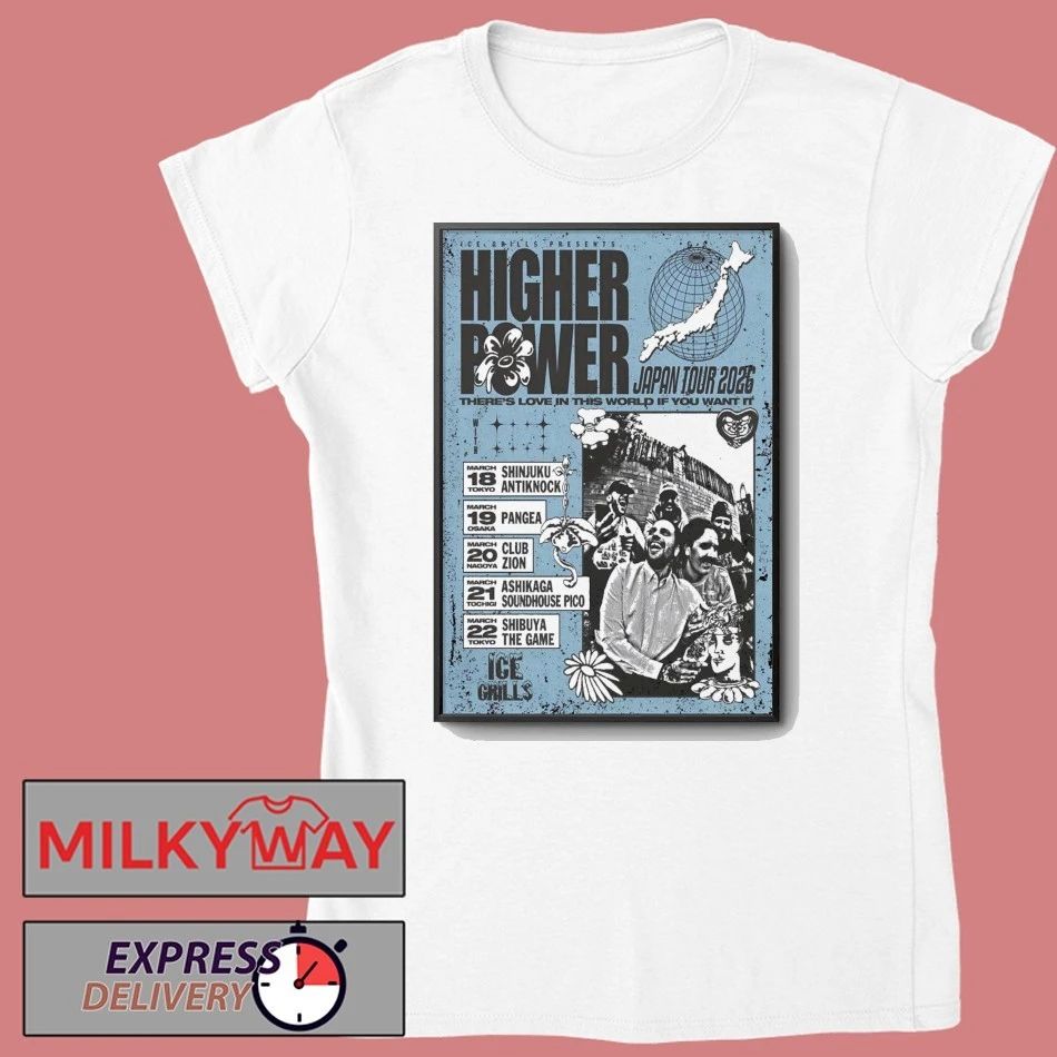 Higher Power Japan 2026 Tour Poster shirt