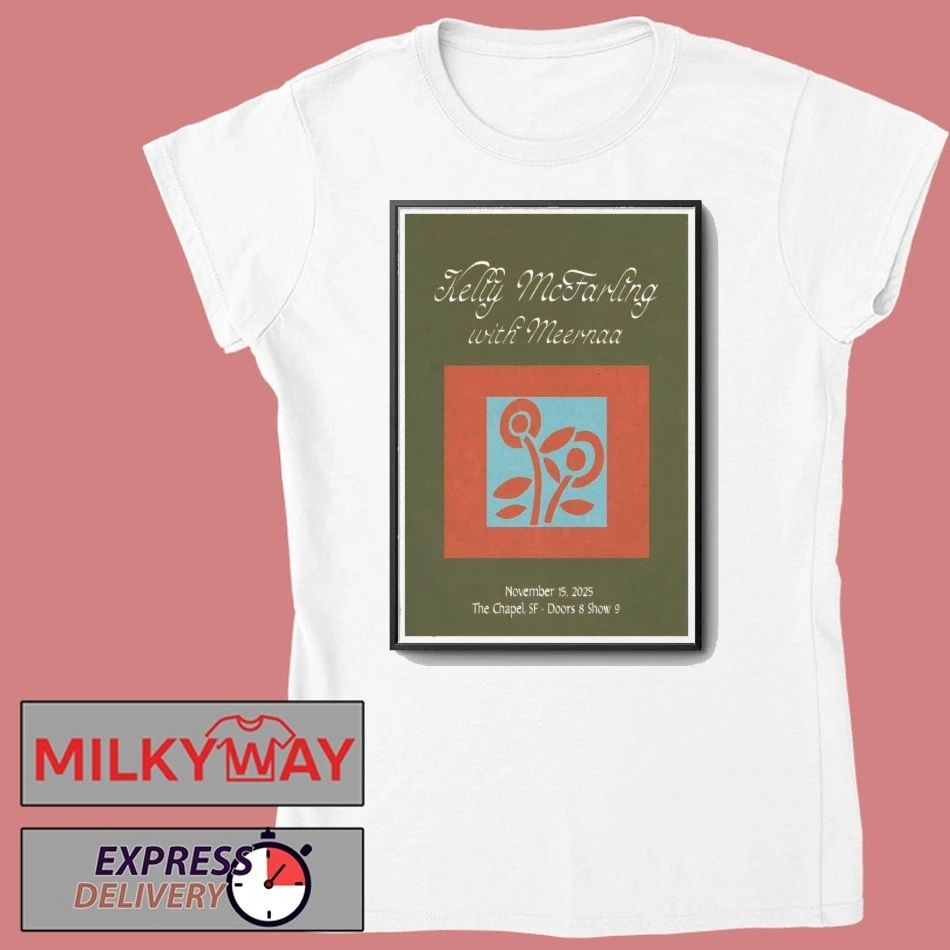 Kelly McFarling With Meernaa 11 15 2025 San Francisco CA Poster shirt