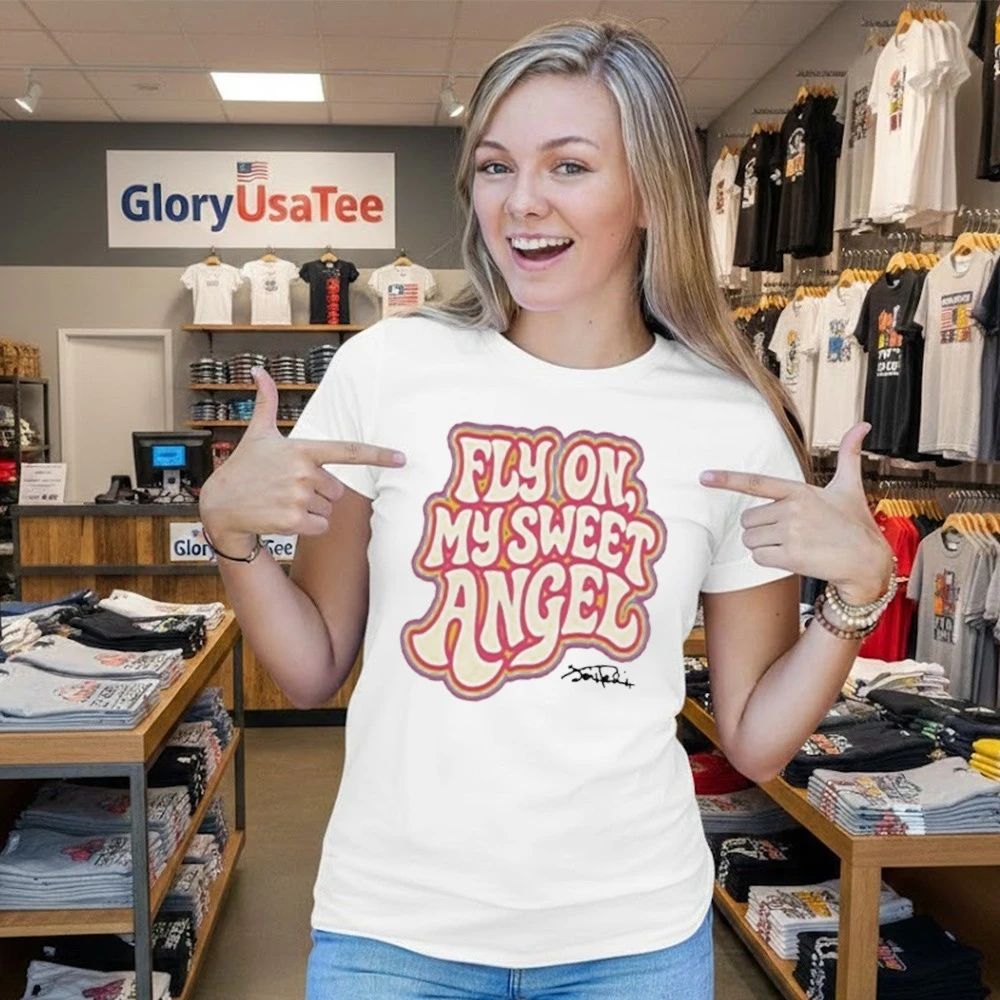 Jimi Hendrix Signed TEE Fly On, My Sweet Angel 2026 Shirt
