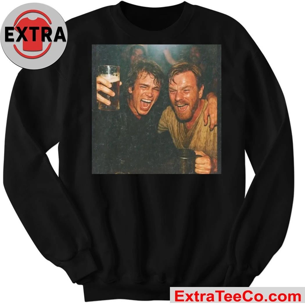 Hayden Christensen And Ewan McGregor Anakin Skywalker And Obi-Wan Kenobi Shirt