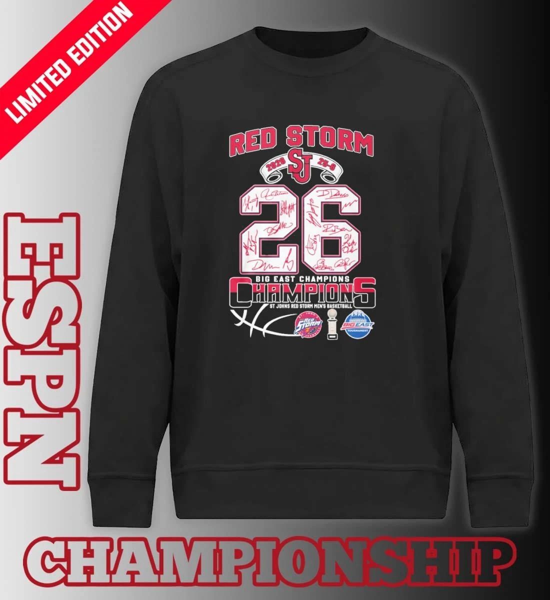St John’s Red Storm Big East Champions 25-6 Shirt